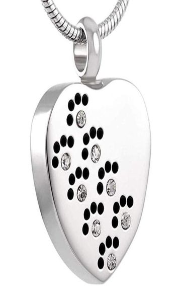 pet cremation jewelry hold crystal paw print heart stainless steel memorial necklace for ashes for dog keepsake urn pendant jewell7421282, Silver
pet cremation jewelry hold crystal paw print heart stainless steel memorial necklace for ashes for dog keepsake urn pendant jewell7421282, Silver