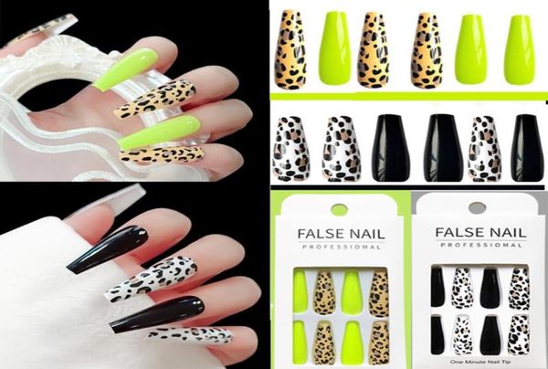 24 piecesset leopard print fake nails extra long coffin fake nails elegant shiny fluorescent acrylic nail tips manicure tool5492943, Red;gold
24 piecesset leopard print fake nails extra long coffin fake nails elegant shiny fluorescent acrylic nail tips manicure tool5492943, Red;gold