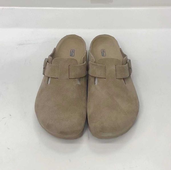 original~shoes baotou slippers men's and women's shoes cork soles semi slippers leather flat soles outer sandals, Black
original~shoes baotou slippers men's and women's shoes cork soles semi slippers leather flat soles outer sandals, Black