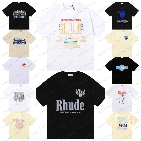 2023 summer rhude t shirt mens designer t shirt rhude casual shirts man womens tees short sleeves sell luxury men hip hop clothes us size s-, White;black
2023 summer rhude t shirt mens designer t shirt rhude casual shirts man womens tees short sleeves sell luxury men hip hop clothes us size s-, White;black