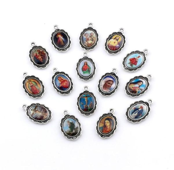 100pcs oval jesus christ icon cross alloy charms pendants for jewelry making earrings necklace diy accessories 12x 19mm a5673101201, Bronze;silver
100pcs oval jesus christ icon cross alloy charms pendants for jewelry making earrings necklace diy accessories 12x 19mm a5673101201, Bronze;silver