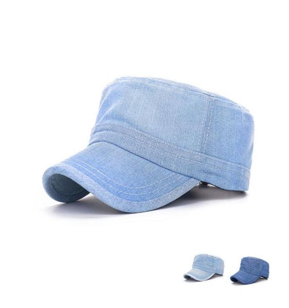 2017 fashion new men women flat cap denim visor cap sun hat snapback adjustable solid army cap whos2899258, Blue;gray
2017 fashion new men women flat cap denim visor cap sun hat snapback adjustable solid army cap whos2899258, Blue;gray