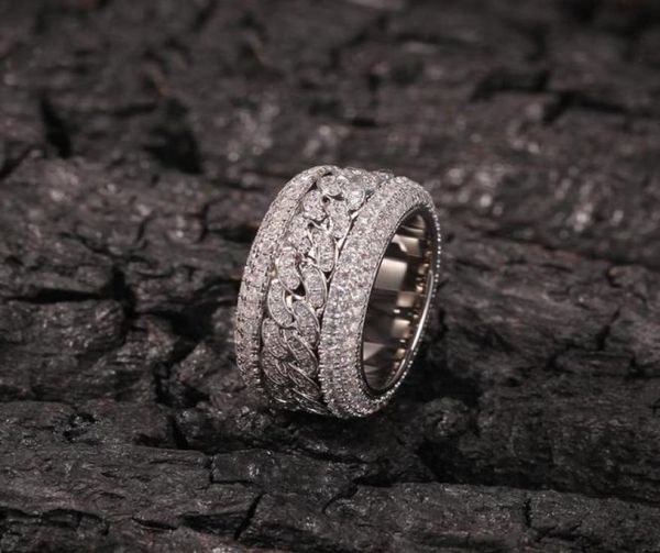 bling hip hop iced out cubic zirconia cz ring men women spinner cuban chain round rings party jewelry258r1880467, Silver
bling hip hop iced out cubic zirconia cz ring men women spinner cuban chain round rings party jewelry258r1880467, Silver
