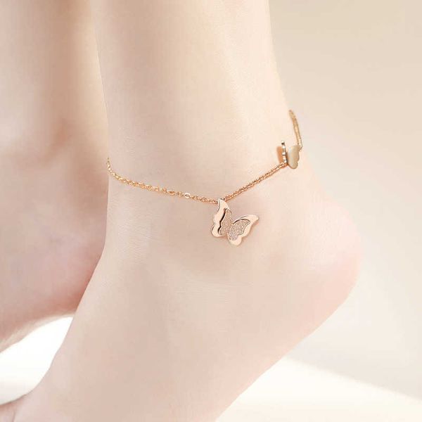 anklets summer foot chain with butterfly rose gold color ankle bracelet on the leg beach stainless steel jewelry for women anklet gifts aa23, Red;blue
anklets summer foot chain with butterfly rose gold color ankle bracelet on the leg beach stainless steel jewelry for women anklet gifts aa23, Red;blue