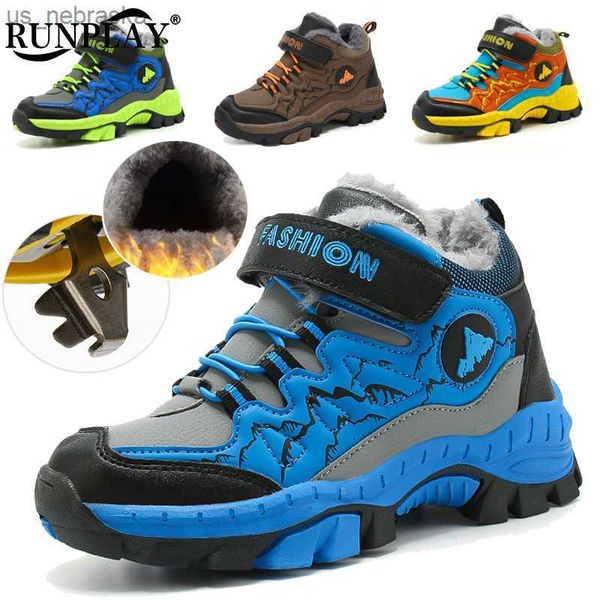 athletic outdoor winter kids hiking shoes super warm plus cotton boy sneakers nonslip leather waterproof boots teenager trekking climbing sh, Black
athletic outdoor winter kids hiking shoes super warm plus cotton boy sneakers nonslip leather waterproof boots teenager trekking climbing sh, Black