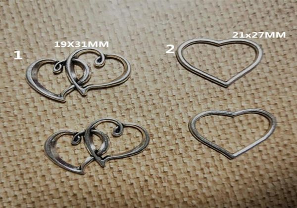 4style love heart antique silver necklace pendant charm connector collection charm 36pcs59673309370220, Bronze;silver
4style love heart antique silver necklace pendant charm connector collection charm 36pcs59673309370220, Bronze;silver