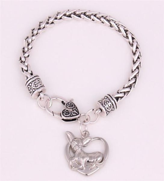 animal chihuahua pattern heart charm bracelet good gift for dog lover personality jewelry zinc alloy provide drops4403995, Golden;silver
animal chihuahua pattern heart charm bracelet good gift for dog lover personality jewelry zinc alloy provide drops4403995, Golden;silver
