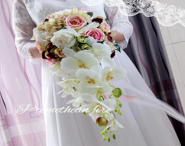4 colors pearl crystal bridal bouquets flower pink waterfall wedding flower vintage handmade brooch bouquet de mariage1199598
4 colors pearl crystal bridal bouquets flower pink waterfall wedding flower vintage handmade brooch bouquet de mariage1199598