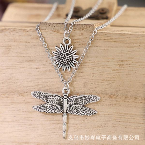 jewelry jewelry dragonfly sunflower pendant necklace sweater chain popular, Black
jewelry jewelry dragonfly sunflower pendant necklace sweater chain popular, Black