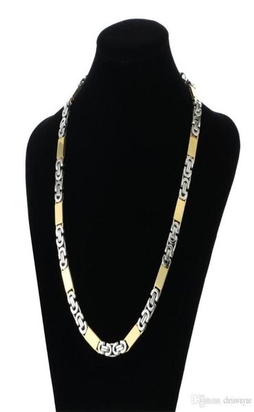 stainless steel byzantine chains metal necklace men accessory gift jewelry gold silver tone9980036
stainless steel byzantine chains metal necklace men accessory gift jewelry gold silver tone9980036