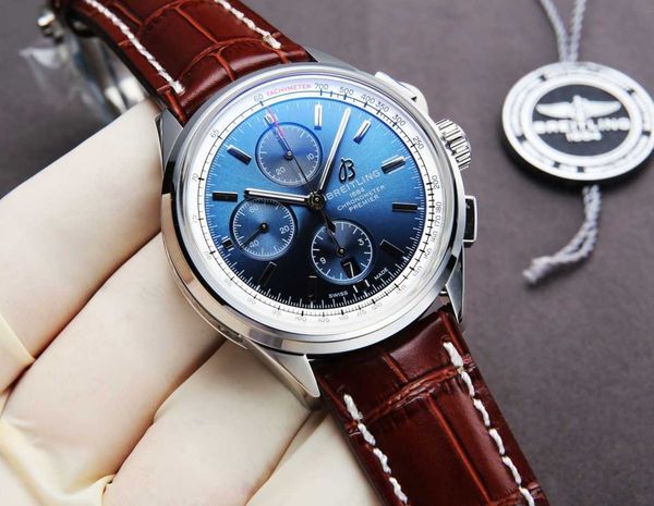 luxury skeleton watch all dial working breit chronograph wristwatches blue dial date automatic uhr montre de luxe win red leather strap, Slivery;brown
luxury skeleton watch all dial working breit chronograph wristwatches blue dial date automatic uhr montre de luxe win red leather strap, Slivery;brown