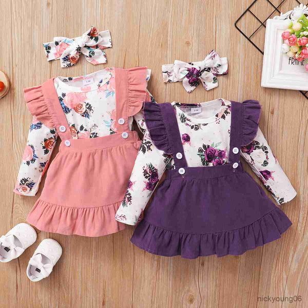clothing sets 0-18 newborn baby girl clothes set floral print long sleeve romper and suspender skirt headband cute outfit, White
clothing sets 0-18 newborn baby girl clothes set floral print long sleeve romper and suspender skirt headband cute outfit, White