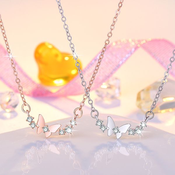 sparkling aaa cz diamond butterfly pendant necklaces set for gilrs women trendy choker necklace, Silver
sparkling aaa cz diamond butterfly pendant necklaces set for gilrs women trendy choker necklace, Silver