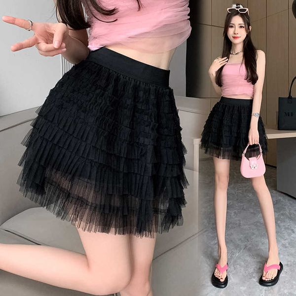 mesh cake skirt half skirt women's summer 2023 new short skirt yarn skirt high waist slim a-line skirt fluffy umbrella skirt trend a, Black
mesh cake skirt half skirt women's summer 2023 new short skirt yarn skirt high waist slim a-line skirt fluffy umbrella skirt trend a, Black