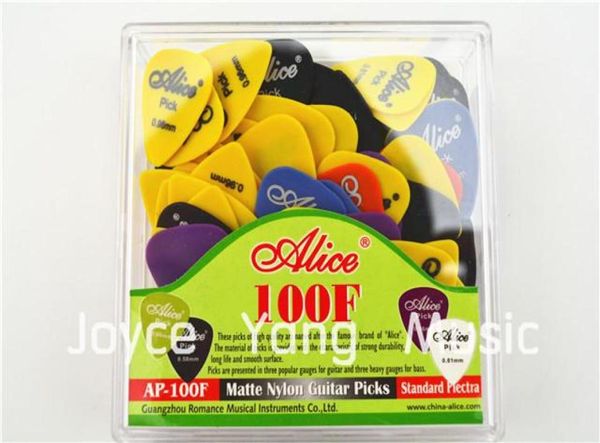 lots of 100pcs alice ap100f sandblast matte nylon acoustic electric guitar picks with original package standard plectrums9178251
lots of 100pcs alice ap100f sandblast matte nylon acoustic electric guitar picks with original package standard plectrums9178251