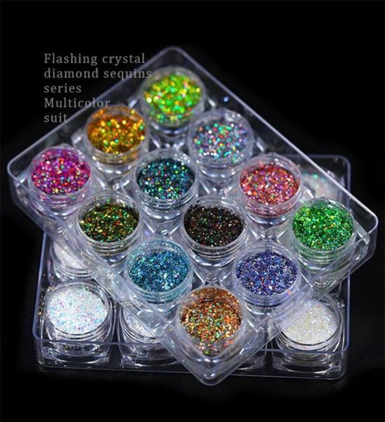 12 colorsset nail glitter powders flashing crystal diamond sequins series multicolor suit fine shinning mixed package summer 23116828201, Silver;gold
12 colorsset nail glitter powders flashing crystal diamond sequins series multicolor suit fine shinning mixed package summer 23116828201, Silver;gold