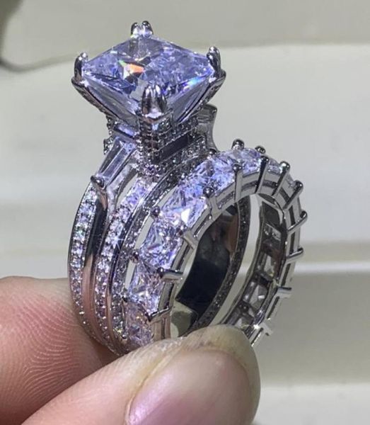 2020 new arrival luxury jewelry couple rings 925 sterling silver princess cut white z big gemstones women wedding bridal ring 5507796, Slivery;golden
2020 new arrival luxury jewelry couple rings 925 sterling silver princess cut white z big gemstones women wedding bridal ring 5507796, Slivery;golden