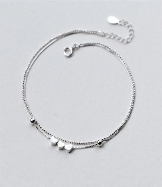 100 925 sterling silver anklets barefoot sandals double layer hearts beads ankle bracelets for women foot jewelry c19041101252r2611548, Red;blue
100 925 sterling silver anklets barefoot sandals double layer hearts beads ankle bracelets for women foot jewelry c19041101252r2611548, Red;blue