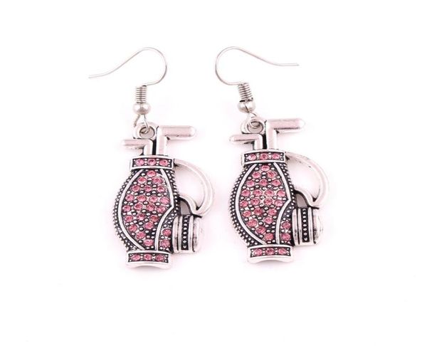hy166 fashion single side design metal sports style golf clubs bag and golf penholder sports pendant earring for women gift1371814, Silver
hy166 fashion single side design metal sports style golf clubs bag and golf penholder sports pendant earring for women gift1371814, Silver
