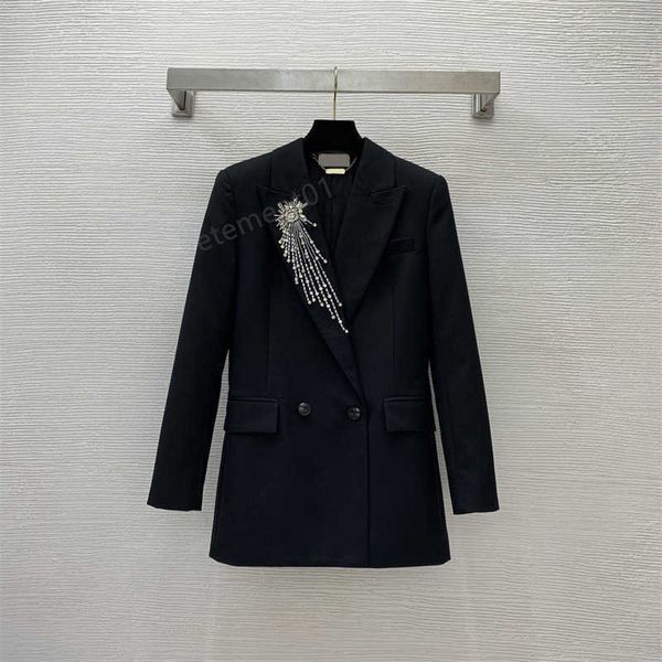 mcqueen luxury womens jackets fashionable high-end customization blazer temperament lapel neck pearl decoration jackets women designer clot, Black;brown
mcqueen luxury womens jackets fashionable high-end customization blazer temperament lapel neck pearl decoration jackets women designer clot, Black;brown