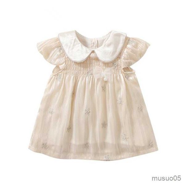 girl's dresses baby dress girls wedding party princess christening dress pan collar children clothes for summer, Red;yellow
girl's dresses baby dress girls wedding party princess christening dress pan collar children clothes for summer, Red;yellow