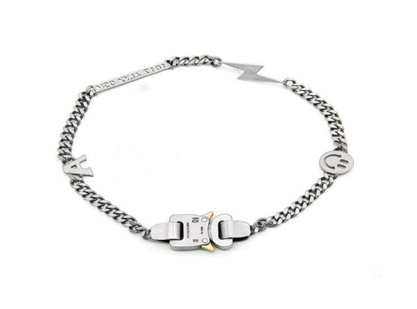 1017 alyx studio logo alloy chain necklace bracelet belts men women hip hop outdoor street accessories festival gift ship8858323, Silver
1017 alyx studio logo alloy chain necklace bracelet belts men women hip hop outdoor street accessories festival gift ship8858323, Silver