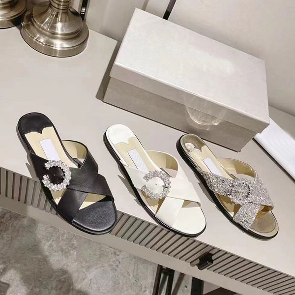 designer slippers luxury brand sandals women's beach outdoor shopping fashion slippers crystal buckle sparkling design party casual sho, Black
designer slippers luxury brand sandals women's beach outdoor shopping fashion slippers crystal buckle sparkling design party casual sho, Black