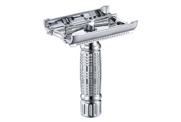 safety razor chrome alloy with packing sliver unscrew double edge razors turret manual shaver face care shaving razor3933350
safety razor chrome alloy with packing sliver unscrew double edge razors turret manual shaver face care shaving razor3933350