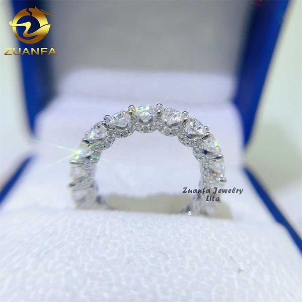 new arrivals iced round 4.0mm engagement wedding 925 silver eternity band moissanite diamond ring
new arrivals iced round 4.0mm engagement wedding 925 silver eternity band moissanite diamond ring