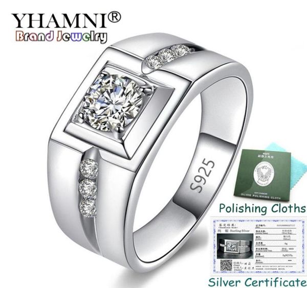 yhamni sent certificate real 925 sterling silver wedding rings charm men jewelry inlay cz zircon engagement rings for men kprj298520298, Slivery;golden
yhamni sent certificate real 925 sterling silver wedding rings charm men jewelry inlay cz zircon engagement rings for men kprj298520298, Slivery;golden