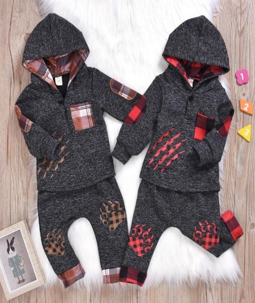 infant toddler baby boys girls clothes suit plaid hooded pullover pants outfits set children clothes winter roupa infantil2711391, White
infant toddler baby boys girls clothes suit plaid hooded pullover pants outfits set children clothes winter roupa infantil2711391, White