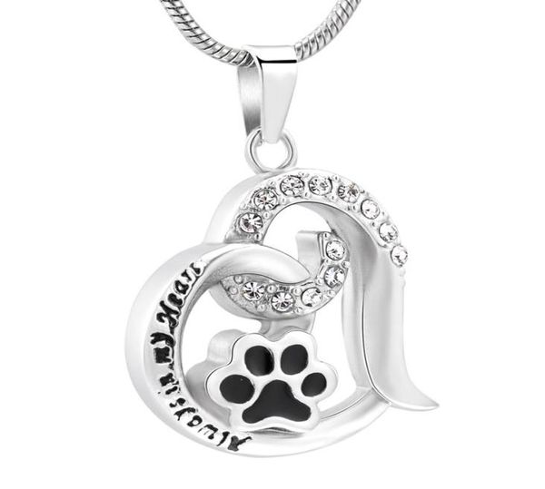 ijd10031 dog cat paw print cremation for pet always in my heart stainless steel memorial urn necklace hold ashes keepsake jewelry6175643, Silver
ijd10031 dog cat paw print cremation for pet always in my heart stainless steel memorial urn necklace hold ashes keepsake jewelry6175643, Silver