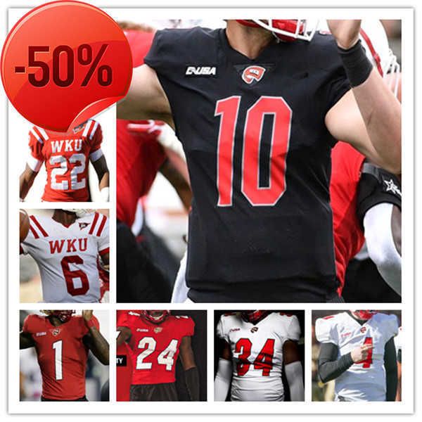 ncaa college western kentucky hillers wku football jersey bailey zappe carson baker adam cofield noah whittington kye robichaux jerreth ster, Black;red
ncaa college western kentucky hillers wku football jersey bailey zappe carson baker adam cofield noah whittington kye robichaux jerreth ster, Black;red