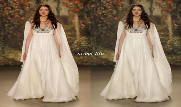 empire waist 2019 maternity beach long wedding dresses scoop neck beaded crystal chiffon plus size long boho bridal gowns jenny pa8662985, White
empire waist 2019 maternity beach long wedding dresses scoop neck beaded crystal chiffon plus size long boho bridal gowns jenny pa8662985, White