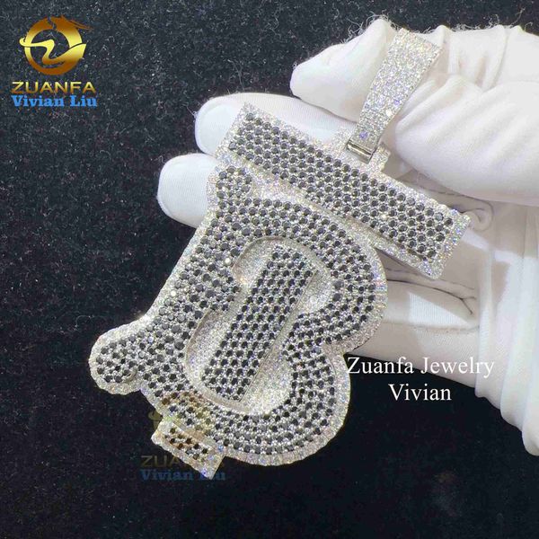iced out decoration 925 sterling silver pendants and charms vvs moissanite hip hop letter pendant
iced out decoration 925 sterling silver pendants and charms vvs moissanite hip hop letter pendant