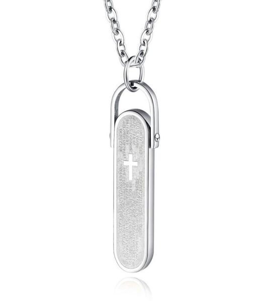 fashion men boy silver black bible cross pendant dainty necklace jewelry long 55cm stainless steel link chain punk mens necklaces 5778817
fashion men boy silver black bible cross pendant dainty necklace jewelry long 55cm stainless steel link chain punk mens necklaces 5778817