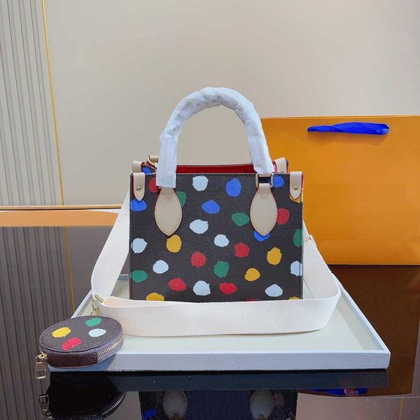 new dot tote bag luxuries shoulder bags women leather designer handbags ladies fashion classic brown flower cross body with coin purses
new dot tote bag luxuries shoulder bags women leather designer handbags ladies fashion classic brown flower cross body with coin purses