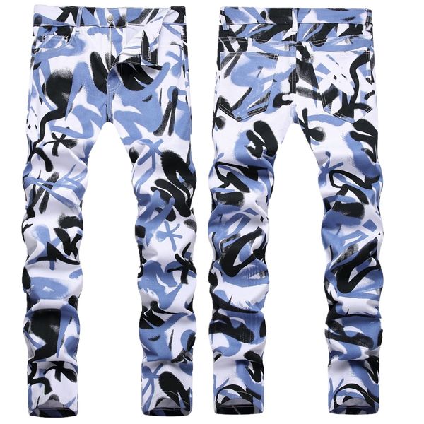 men's jeans european jean hombre letter star men embroidery patchwork ripped for trend brand motorcycle pant mens skinny splash paint f, Blue
men's jeans european jean hombre letter star men embroidery patchwork ripped for trend brand motorcycle pant mens skinny splash paint f, Blue