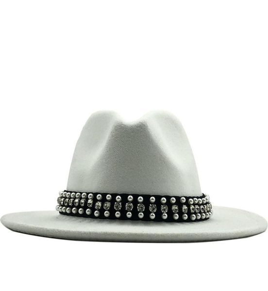 men women wide brim wool felt fedora panama hat with belt buckle jazz trilby cap party formal hat in pinkwhite1879283, Blue;gray
men women wide brim wool felt fedora panama hat with belt buckle jazz trilby cap party formal hat in pinkwhite1879283, Blue;gray