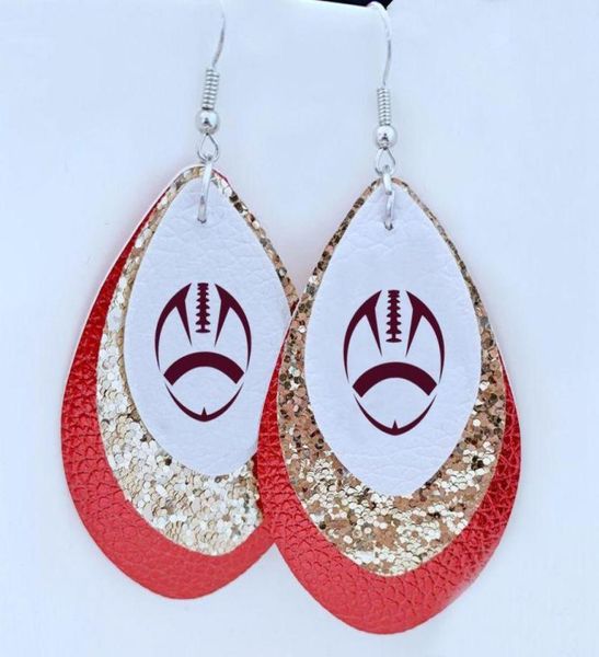 dangle chandelier three layers maroon love rebels distressed football baseball earrings faux leather gift for mom trend 20218493150, Silver
dangle chandelier three layers maroon love rebels distressed football baseball earrings faux leather gift for mom trend 20218493150, Silver