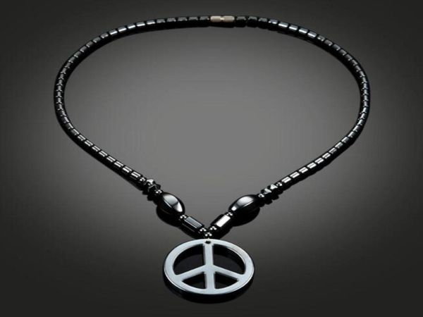 fashion simple pendant black magnet necklace and peace sign necklace for men and women 4443317, Silver
fashion simple pendant black magnet necklace and peace sign necklace for men and women 4443317, Silver