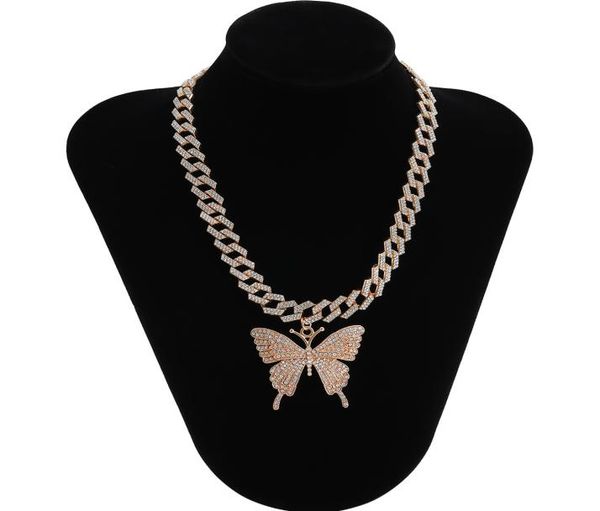 choker butterfly necklace cuban link chain for women iced out statement chokers pendent hip hop jewelry girls accessories3434775, Golden;silver
choker butterfly necklace cuban link chain for women iced out statement chokers pendent hip hop jewelry girls accessories3434775, Golden;silver