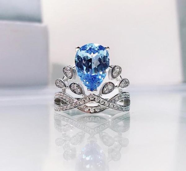 2021 new crown 8x12 aquamarine zircon ring female simple lady fashion style57883148360098, Golden;silver
2021 new crown 8x12 aquamarine zircon ring female simple lady fashion style57883148360098, Golden;silver