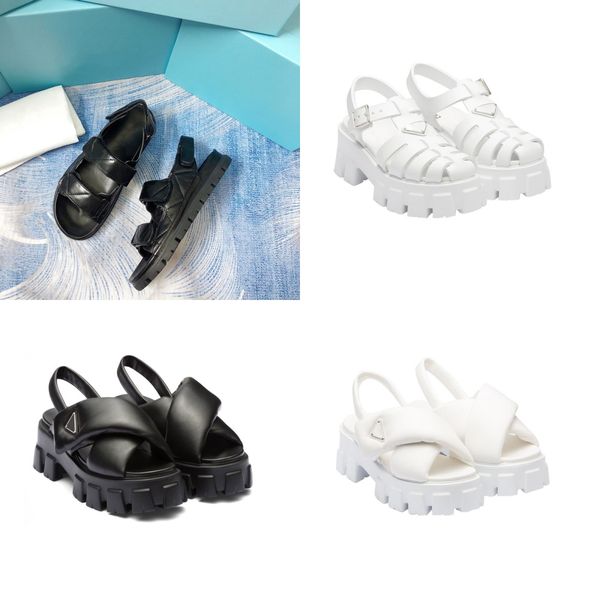 luxurys shoes slipper fashion women foam rubber sandals prad platform sandal soft leather sole summer outdoors triangle womens, Black
luxurys shoes slipper fashion women foam rubber sandals prad platform sandal soft leather sole summer outdoors triangle womens, Black