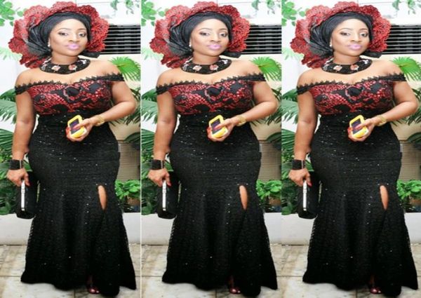 aso ebi black lace prom dresses off shoulder side split mermaid evening gowns plus size red sequins women formal party dress 9540857
aso ebi black lace prom dresses off shoulder side split mermaid evening gowns plus size red sequins women formal party dress 9540857
