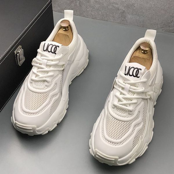 luxury designer party dress wedding shoes spring fashion breathable lace up casual sneakers round toe thick bottom business leisure driving, Black
luxury designer party dress wedding shoes spring fashion breathable lace up casual sneakers round toe thick bottom business leisure driving, Black
