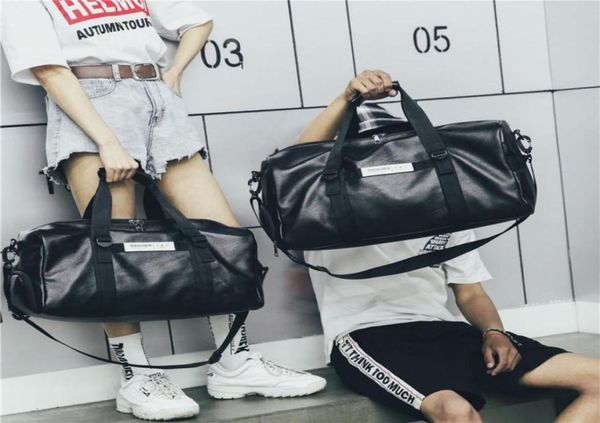 new shortdistance men black travel bag large capacity pu leather handbag fashion sports gym waterproof duffel bags40050704385520
new shortdistance men black travel bag large capacity pu leather handbag fashion sports gym waterproof duffel bags40050704385520
