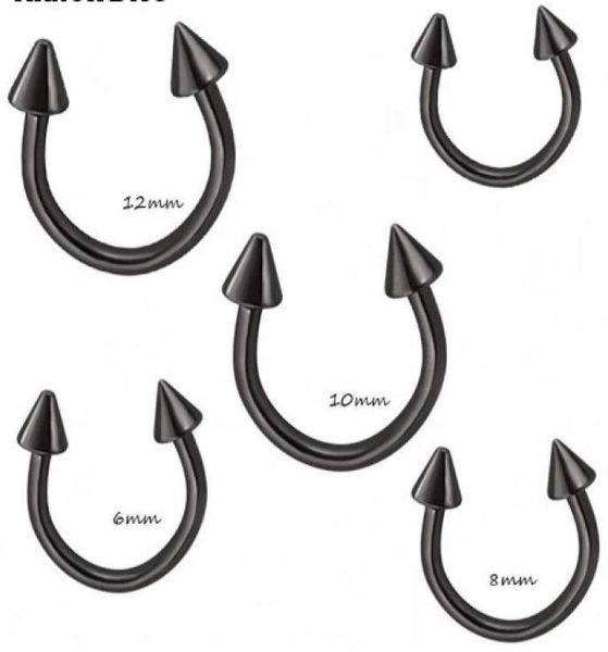black silver cone horseshoe bar piercing body jewelry nose hoop nose ring 100pcslot eyebrow bar lip labret jewelry2362012
black silver cone horseshoe bar piercing body jewelry nose hoop nose ring 100pcslot eyebrow bar lip labret jewelry2362012
