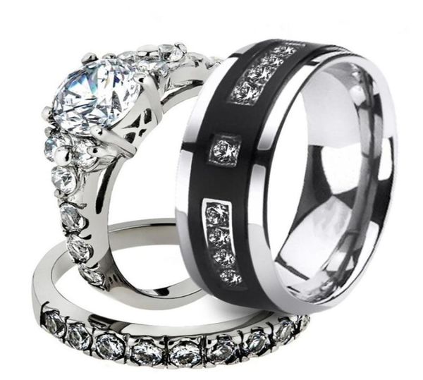 wedding rings unique design men woman cz 316l stainless steel ring couple silver color paved austrian zircon lover039s jewelry2344498, Slivery;golden
wedding rings unique design men woman cz 316l stainless steel ring couple silver color paved austrian zircon lover039s jewelry2344498, Slivery;golden