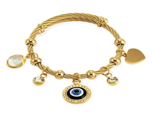 european and american stainless steel fatima hand evil eye bracelet28537807473148, Golden;silver
european and american stainless steel fatima hand evil eye bracelet28537807473148, Golden;silver